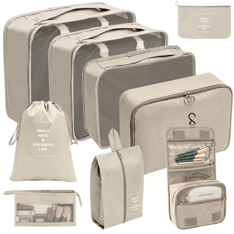 Waterproof Travel Packing Cubes (9-Piece Set)