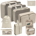 Waterproof Travel Packing Cubes (9-Piece Set)