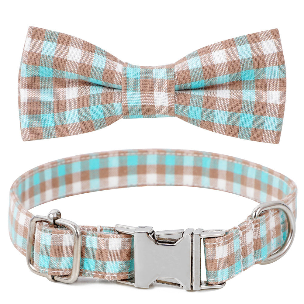 Cotton Alloy Buckle Dog Collar