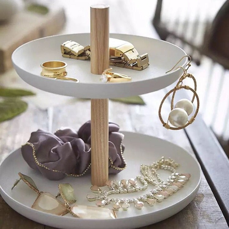 Two-Tier Desktop Organizer Tray