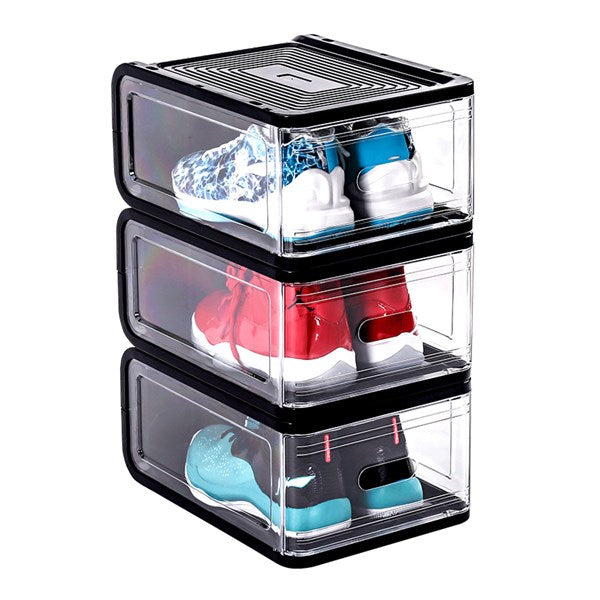 Large Clear Shoe Storage Box with Lid