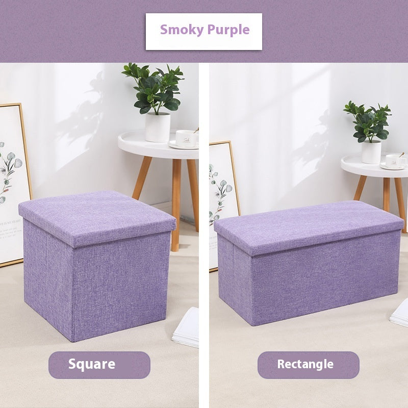 Foldable Storage Ottoman Bench