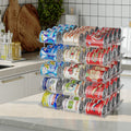 Household Transparent Multi-layer Stackable Can Storage Rack