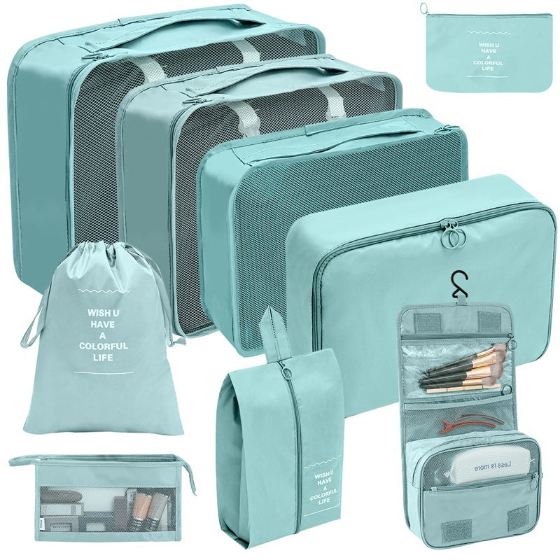 Waterproof Travel Packing Cubes (9-Piece Set)