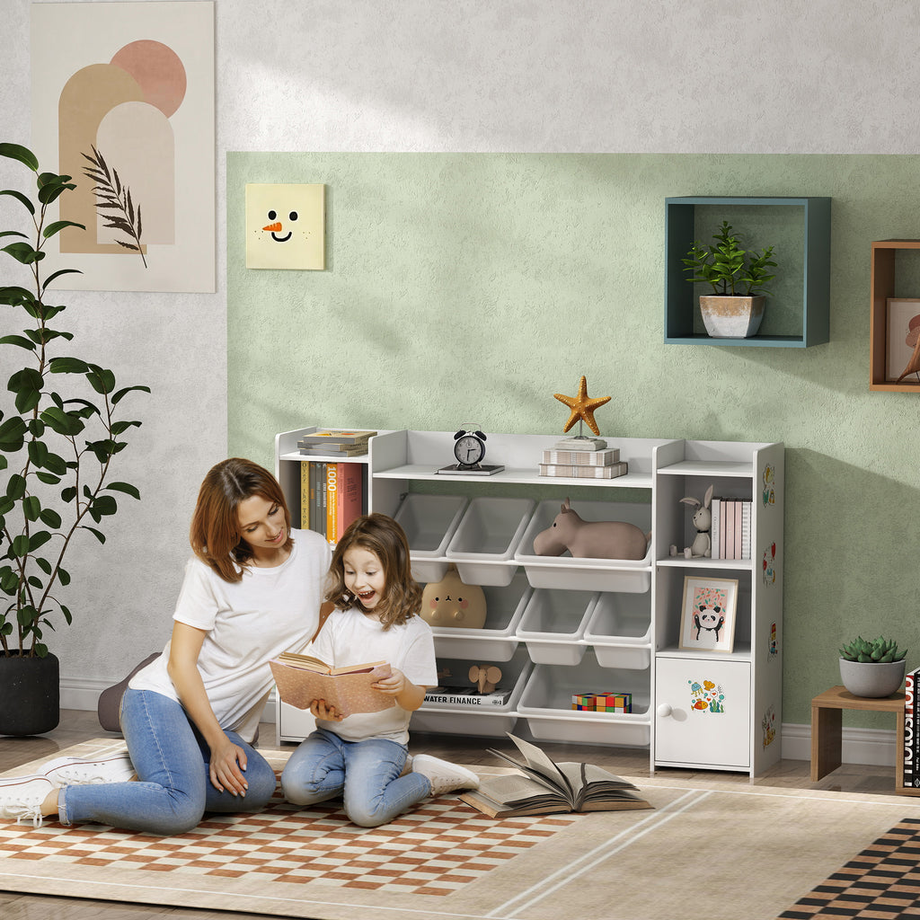 3-in-1 Kids Toy Storage Shelf & Bookcase