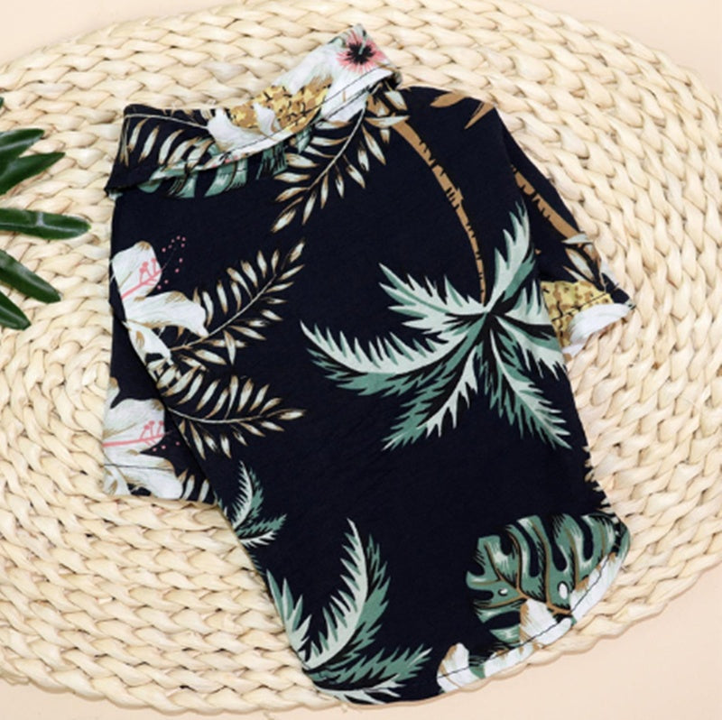 Small And Medium-sized Dog Clothes Cat Cotton Print