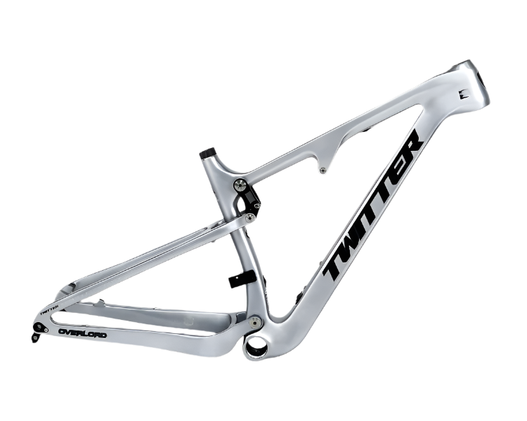 TWITTER OVERLORD Full Suspension Carbon MTB Frame – T800 Mix, 29"/27.5", AM, without Rear  SHOX