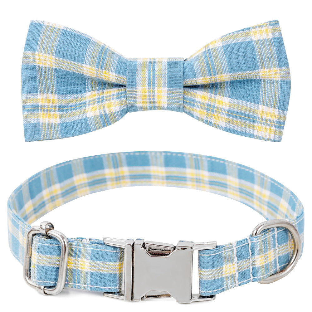 Cotton Alloy Buckle Dog Collar