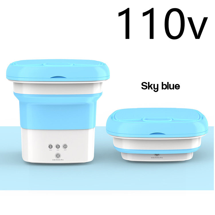 Compact Foldable Mini Washing Machine with Spin Dryer