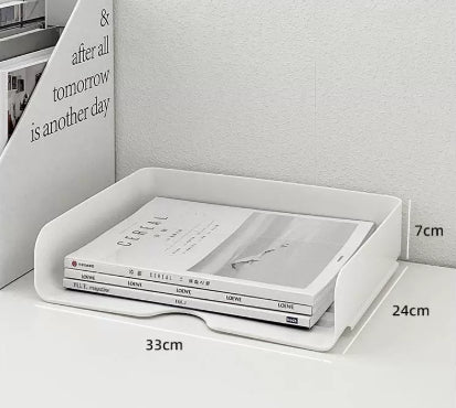 3-Tier Clear Acrylic Desktop Organizer Shelf