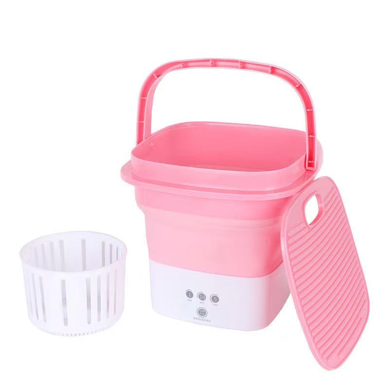 Compact Foldable Mini Washing Machine with Spin Dryer