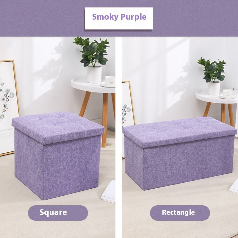 Foldable Storage Ottoman Bench