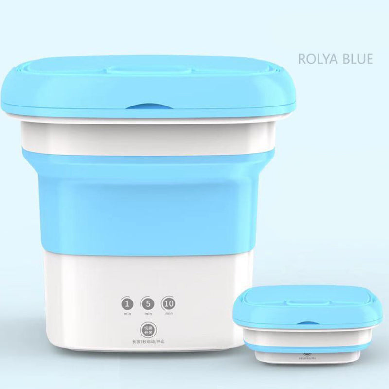 Compact Foldable Mini Washing Machine with Spin Dryer