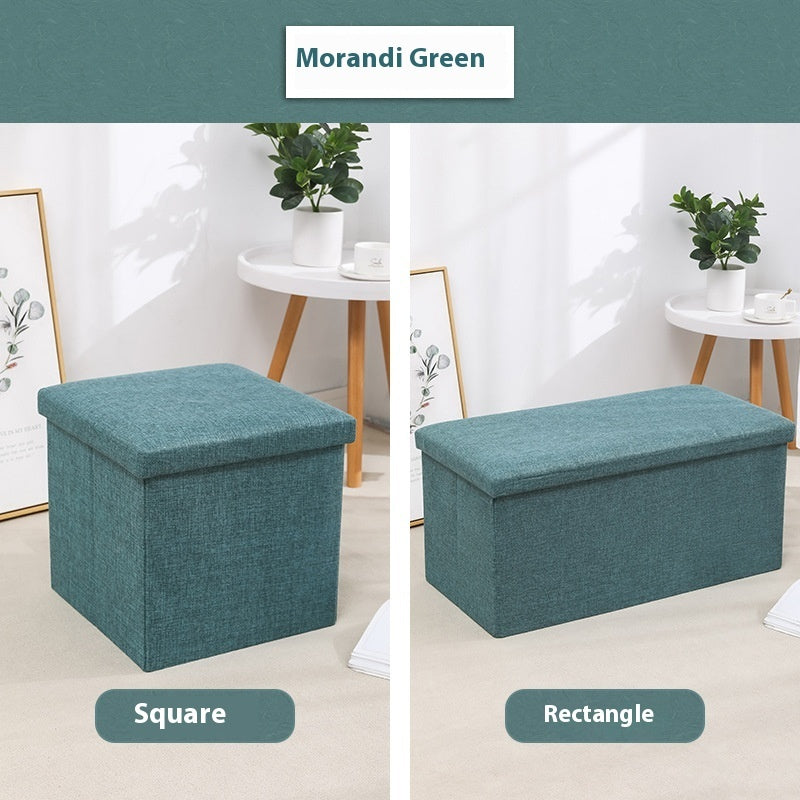 Foldable Storage Ottoman Bench
